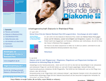 Tablet Screenshot of diakonie-rlp.de